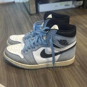 Jordan Women's Sneakers in Light Blue and White